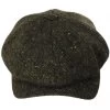 Magee Tweed Lambswool Newsboy Cap - Dark Green -ChicHeadwear Haven 386355