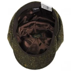 Magee Tweed Lambswool Newsboy Cap - Dark Green 7 Magee Tweed Lambswool Newsboy Cap - Dark Green -ChicHeadwear Haven 386361