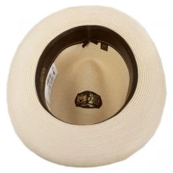 El Dorado Florentine Milan Straw Homburg Hat -ChicHeadwear Haven 390292