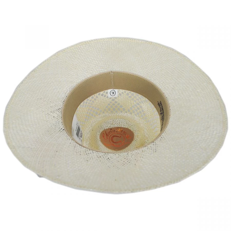 CHARLIE 1 HORSE Fiesta Sisal Straw Fedora Hat 5 CHARLIE 1 HORSE Fiesta Sisal Straw Fedora Hat - Image 3