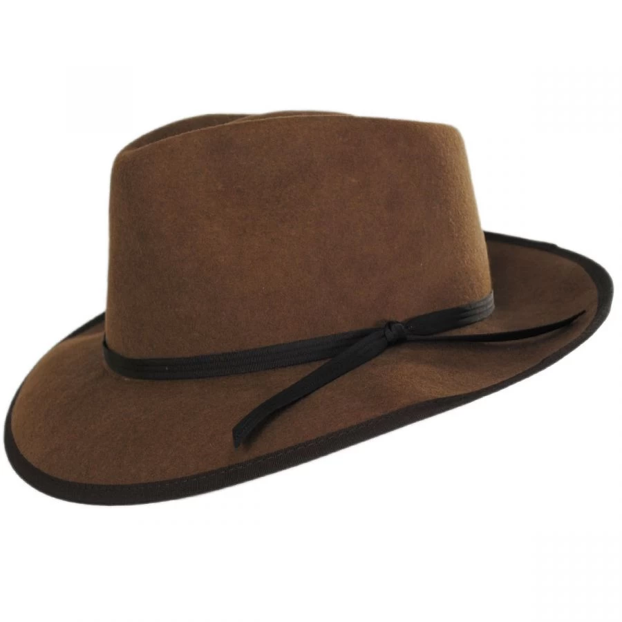 Roswell Wool Felt Fedora Hat 4 Roswell Wool Felt Fedora Hat - Image 2