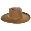 Val Diamond Crown Wool Felt Fedora Hat - Brown 1 Val Diamond Crown Wool Felt Fedora Hat - Brown -ChicHeadwear Haven 391292