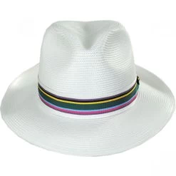 Spring Fever Milan Straw Fedora Hat