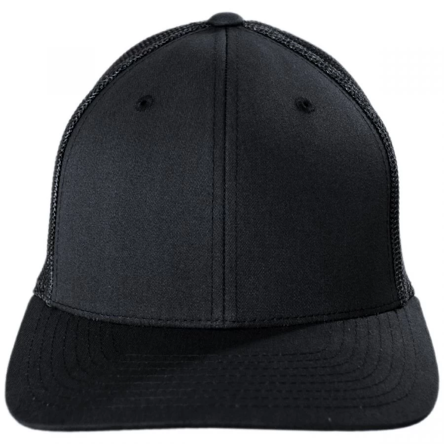 Flexfit Tonal Cotton Blend Trucker Fitted Baseball Cap 3 Flexfit Tonal Cotton Blend Trucker Fitted Baseball Cap