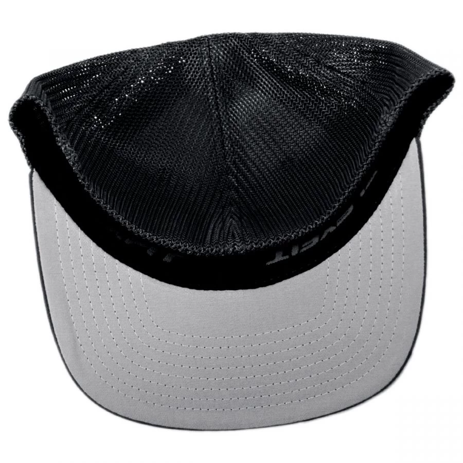 Flexfit Tonal Cotton Blend Trucker Fitted Baseball Cap 5 Flexfit Tonal Cotton Blend Trucker Fitted Baseball Cap - Image 3