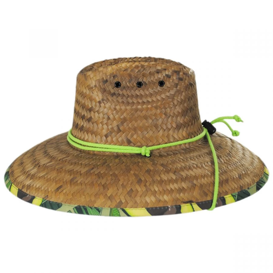 Avocado Coconut Straw Lifeguard Hat 4 Avocado Coconut Straw Lifeguard Hat - Image 2