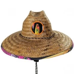 Lures Coconut Straw Lifeguard Hat