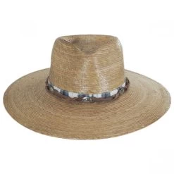 Scala Laeila Palm Straw Fedora Hat