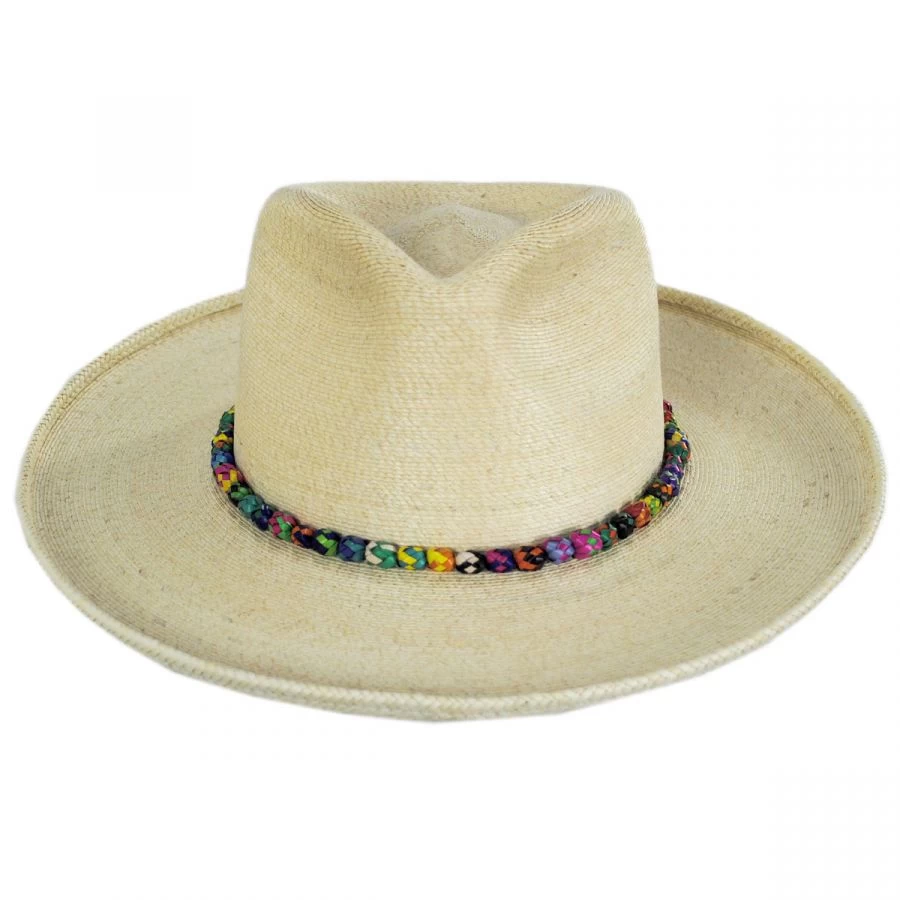 Scala Justicia Palm Straw Fedora Hat 3 Scala Justicia Palm Straw Fedora Hat