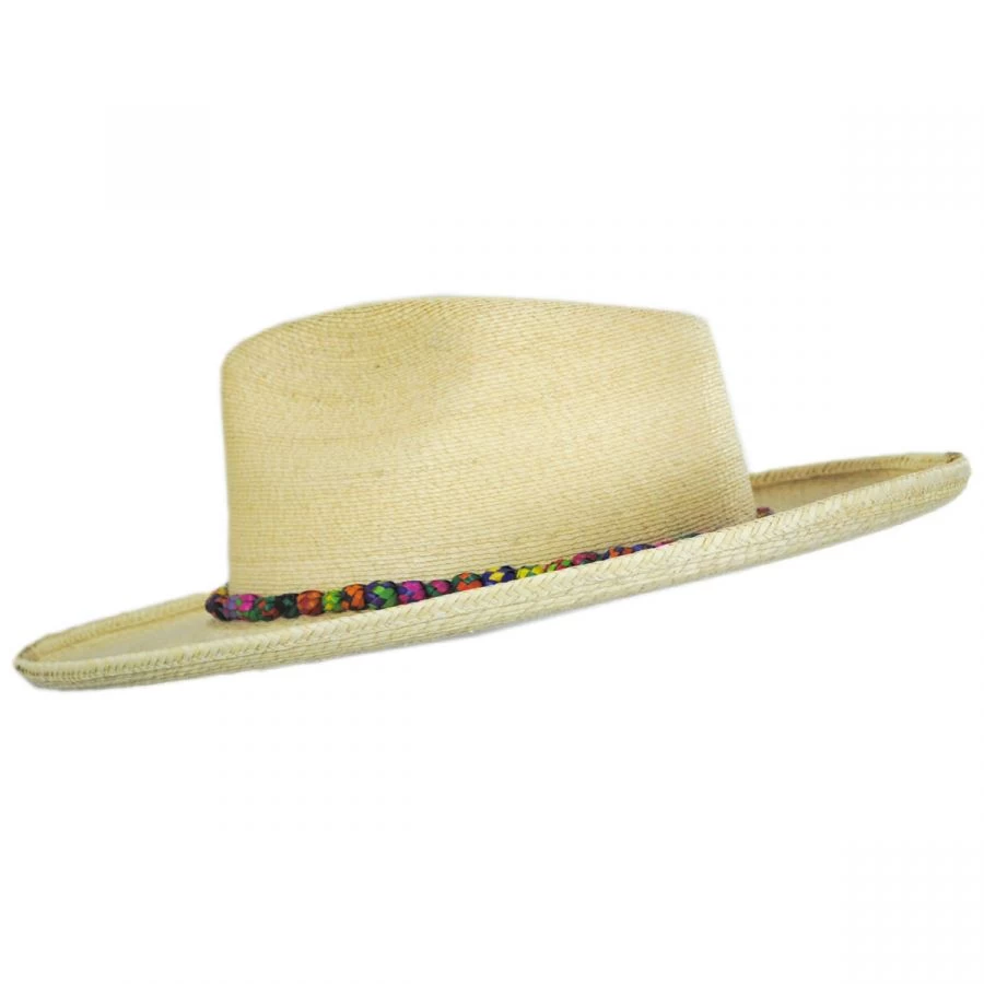 Scala Justicia Palm Straw Fedora Hat 4 Scala Justicia Palm Straw Fedora Hat - Image 2