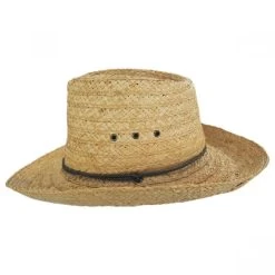 Scala Tacoma Raffia Straw Outback Hat