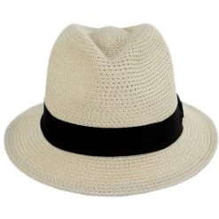 Scala Summerville Polybraid Fedora Hat