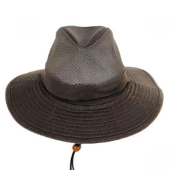 Yargo Weathered Cotton Mesh Blend Aussie Fedora Hat