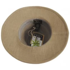 Tallulah Wide Brim Hemp Safari Fedora Hat -ChicHeadwear Haven 393453