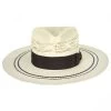 Chiron Wide Brim Bangora Straw Fedora Hat -ChicHeadwear Haven 393803