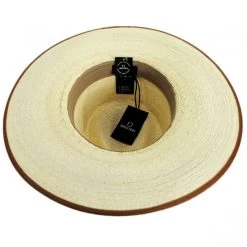 Jo Palm Straw Rancher Fedora Hat - Natural -ChicHeadwear Haven 393914