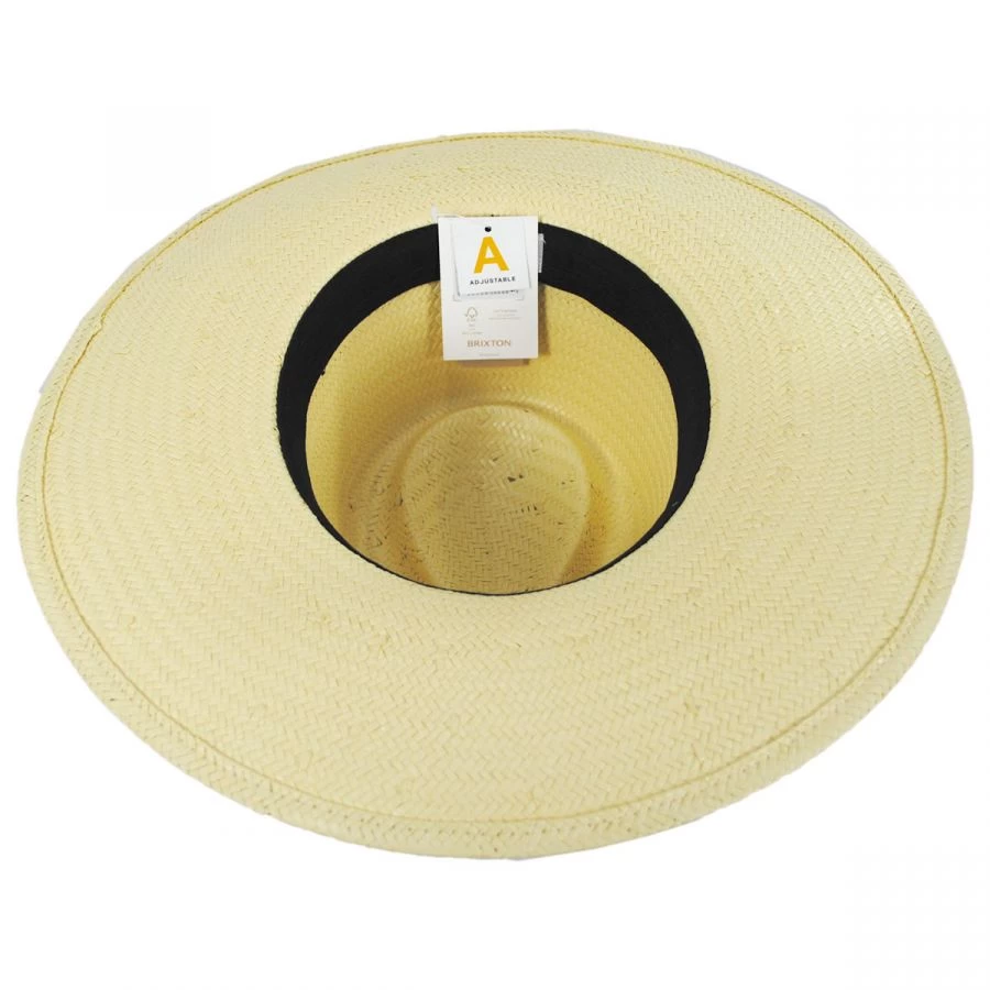 Anna Resort Toyo Straw Fedora Hat 5 Anna Resort Toyo Straw Fedora Hat - Image 3