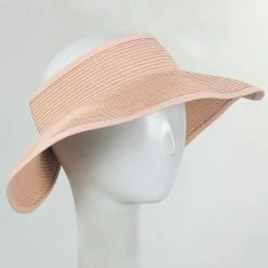 Roll Up Toyo Straw Visor -ChicHeadwear Haven 396657