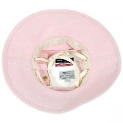 Broad Brim Hemp Fabric Sun Hat - Pink -ChicHeadwear Haven 398538