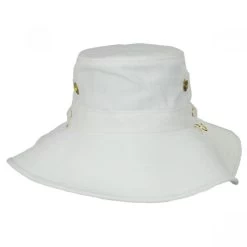 Broad Brim Hemp Fabric Sun Hat - Natural