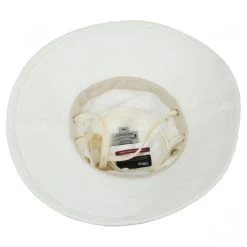 Broad Brim Hemp Fabric Sun Hat - Natural -ChicHeadwear Haven 398556