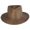 Marcos Palm Straw Fedora Hat - Toffee -ChicHeadwear Haven 398990