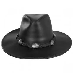 Dude Braid Conch Leather Outback Hat