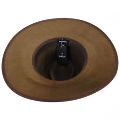 Jo Wool Felt Rancher Fedora Hat - Toffee -ChicHeadwear Haven 400236