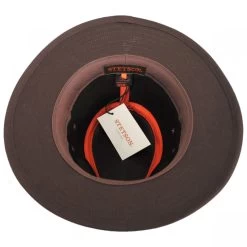 Stetson Chelan Suede Leather Safari Fedora Hat 7 Stetson Chelan Suede Leather Safari Fedora Hat -ChicHeadwear Haven 400826