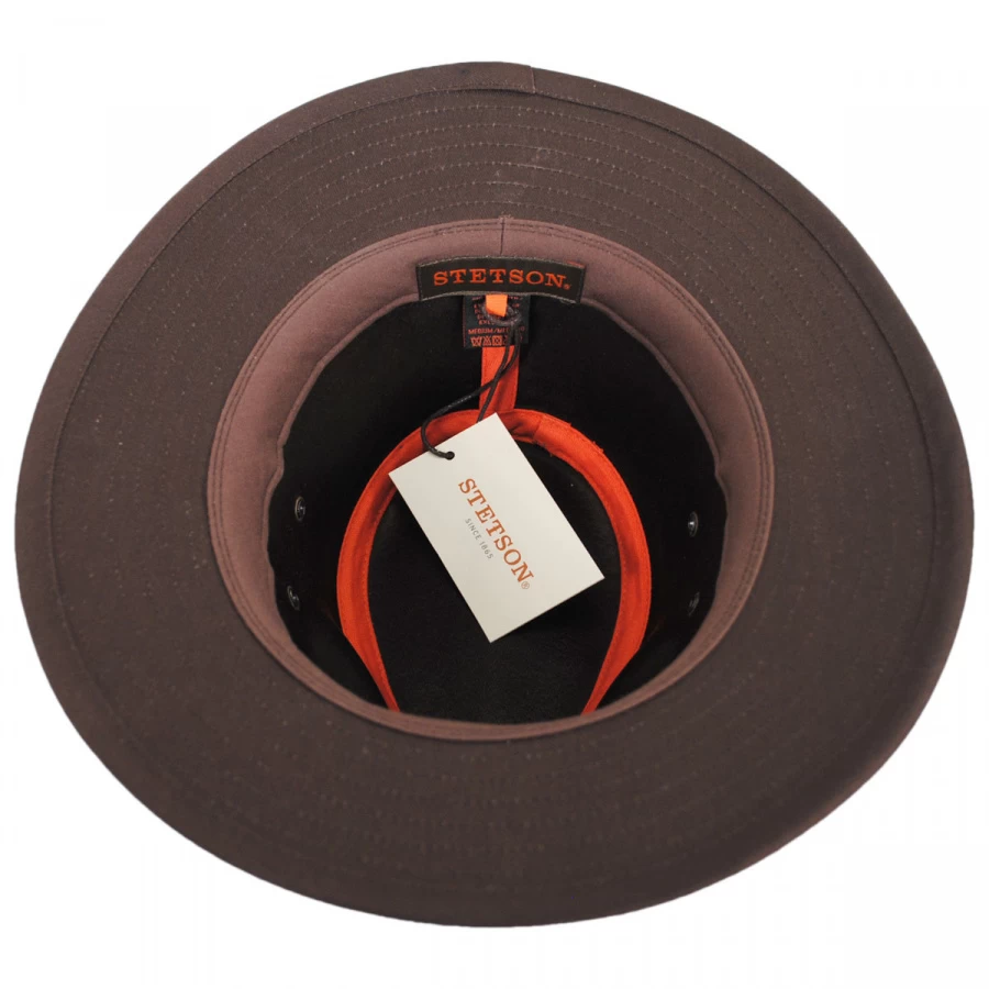 Stetson Chelan Suede Leather Safari Fedora Hat 5 Stetson Chelan Suede Leather Safari Fedora Hat - Image 3