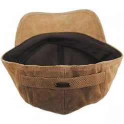 Stetson Cascade Suede Leather Fitted Baseball Cap -ChicHeadwear Haven 400848