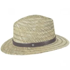 Messer Resort Rush Straw Fedora Hat -ChicHeadwear Haven 400989