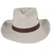 Cotton Twill Outback Fedora Hat -ChicHeadwear Haven 401322