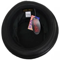 Lambskin Leather Bucket Hat -ChicHeadwear Haven 401648