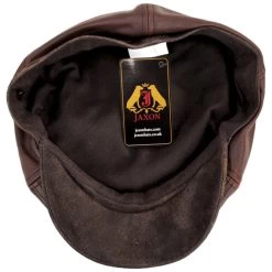 Leather Suede Newsboy Cap -ChicHeadwear Haven 403100