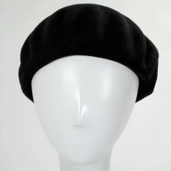 Audrey Wool Beret - Black