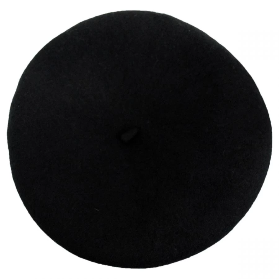 Audrey Wool Beret - Black 4 Audrey Wool Beret - Black - Image 2