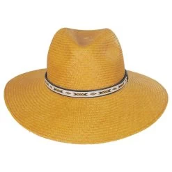 Southwest Panama Straw Wide Brim Fedora Hat