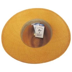 Southwest Panama Straw Wide Brim Fedora Hat -ChicHeadwear Haven 403527
