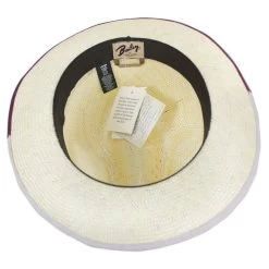 Bailey Hesmond Sisal Litestraw Fedora Hat - Natural/Plum 7 Bailey Hesmond Sisal Litestraw Fedora Hat - Natural/Plum -ChicHeadwear Haven 405056