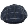 Gaslamp Windowpane Plaid Wool Blend Ivy Cap -ChicHeadwear Haven 405686