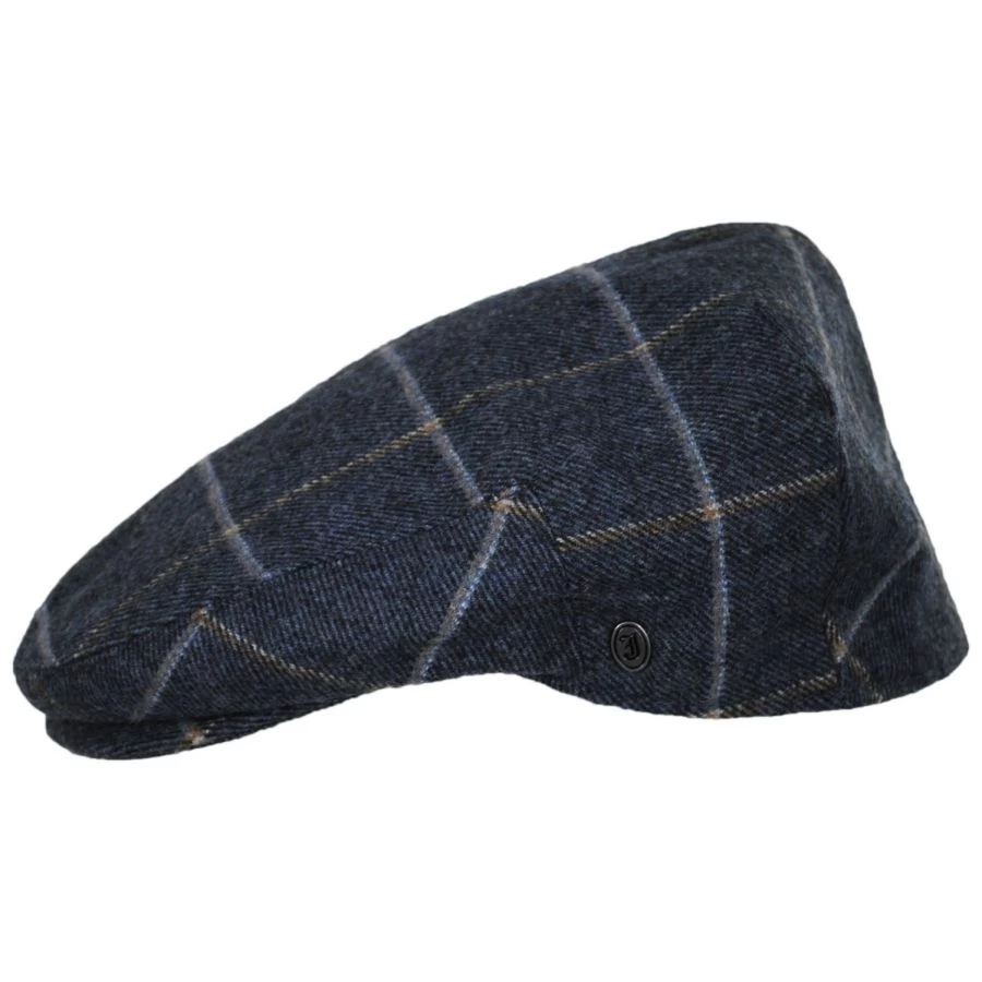 Gaslamp Windowpane Plaid Wool Blend Ivy Cap 4 Gaslamp Windowpane Plaid Wool Blend Ivy Cap - Image 2