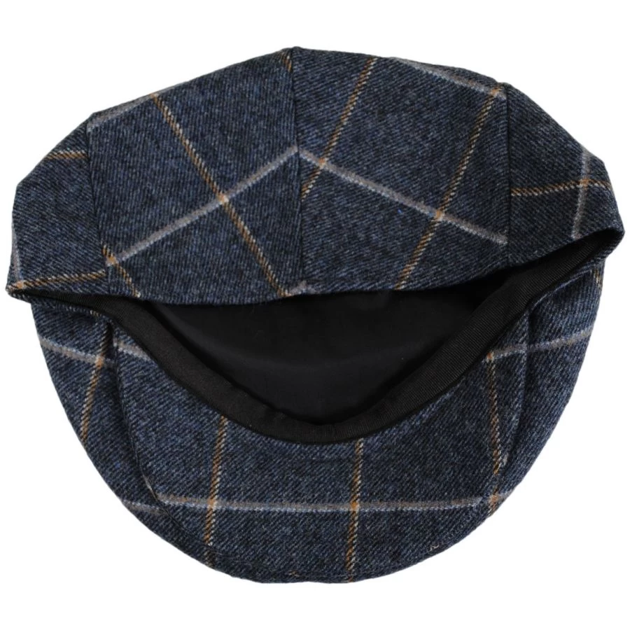 Gaslamp Windowpane Plaid Wool Blend Ivy Cap 5 Gaslamp Windowpane Plaid Wool Blend Ivy Cap - Image 3