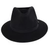 Messer Packable Wool Felt Fedora Hat - Black 2 Messer Packable Wool Felt Fedora Hat - Black -ChicHeadwear Haven 407418