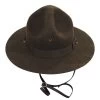 Scala Wool Campaign Hat With Adjustable Chin Strap -ChicHeadwear Haven 409620