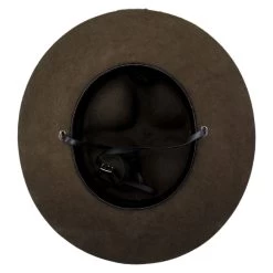 Scala Wool Campaign Hat With Adjustable Chin Strap -ChicHeadwear Haven 409623