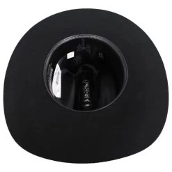 RESISTOL George Strait Collection City Limits 6X Fur Felt Western Hat - Black -ChicHeadwear Haven 410417