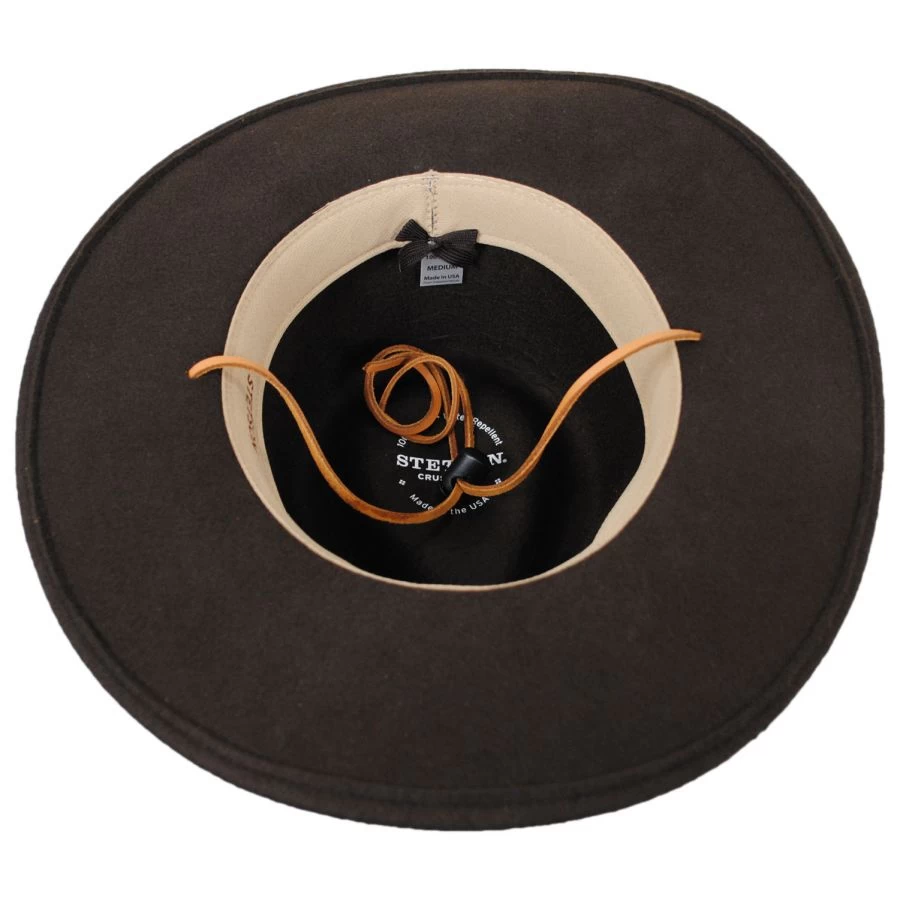 Stetson Wildwood Crushable Wool Felt Outback Hat 5 Stetson Wildwood Crushable Wool Felt Outback Hat - Image 3