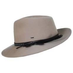 Bailey Colby Elite Superfine Velour Wool Felt Fedora Hat -ChicHeadwear Haven 414693