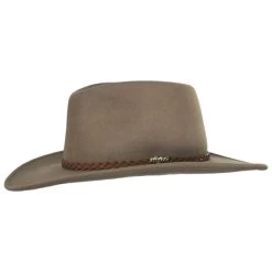 Stetson Sagebrush Crushable Wool Felt Outback Hat -ChicHeadwear Haven 415998